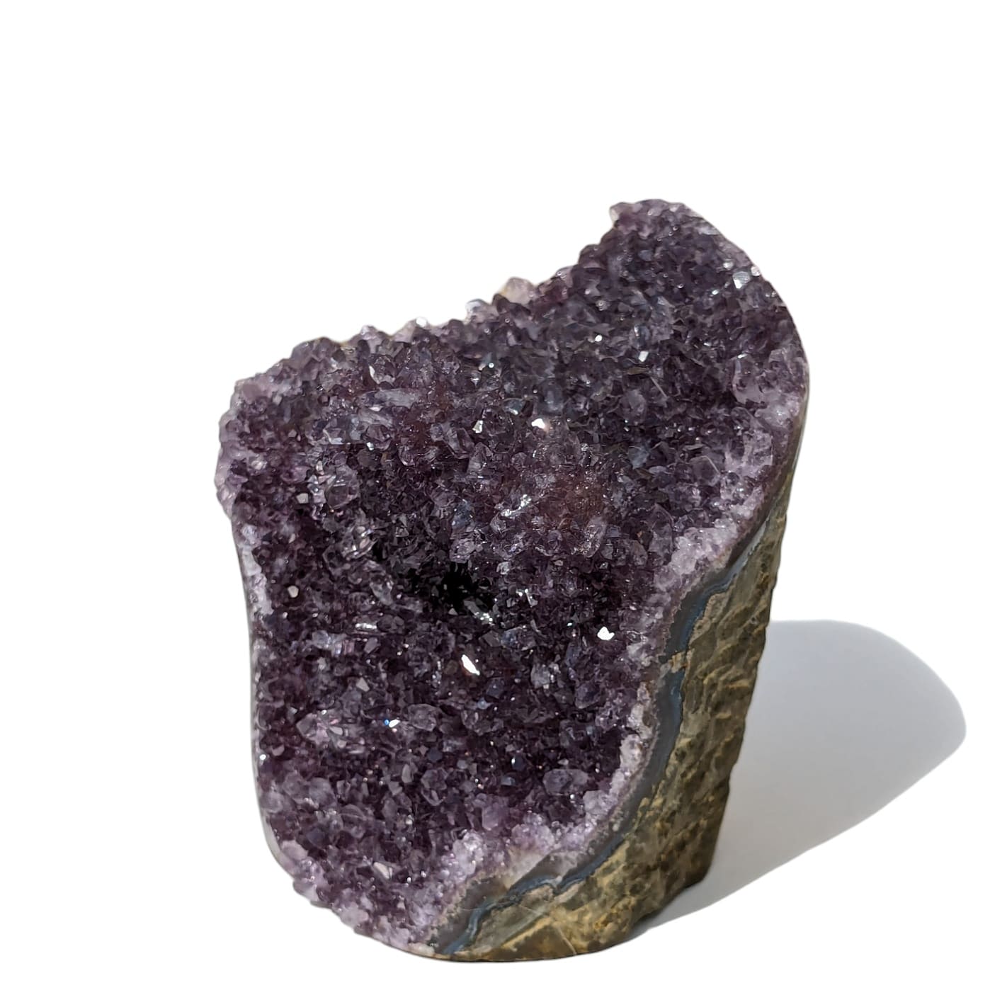 geode pierre amethyste