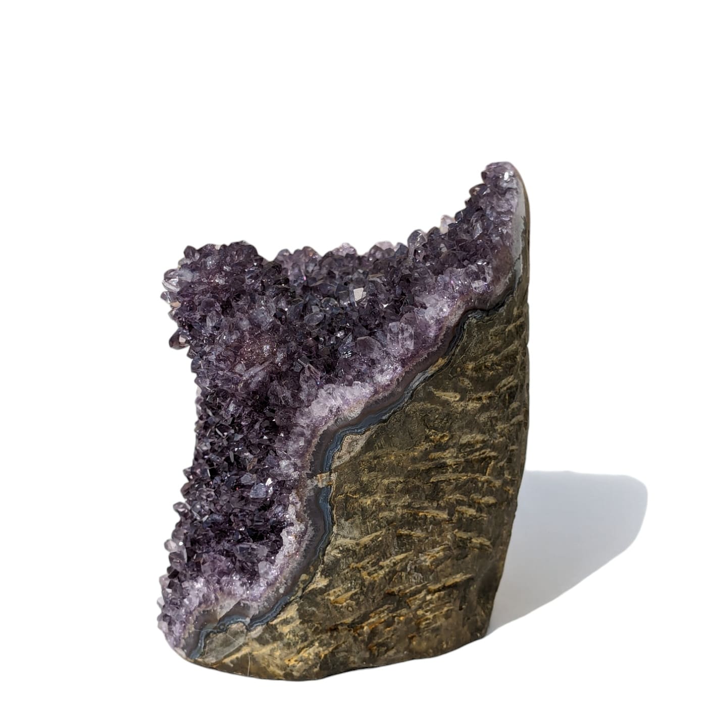 pierre amethyste geode