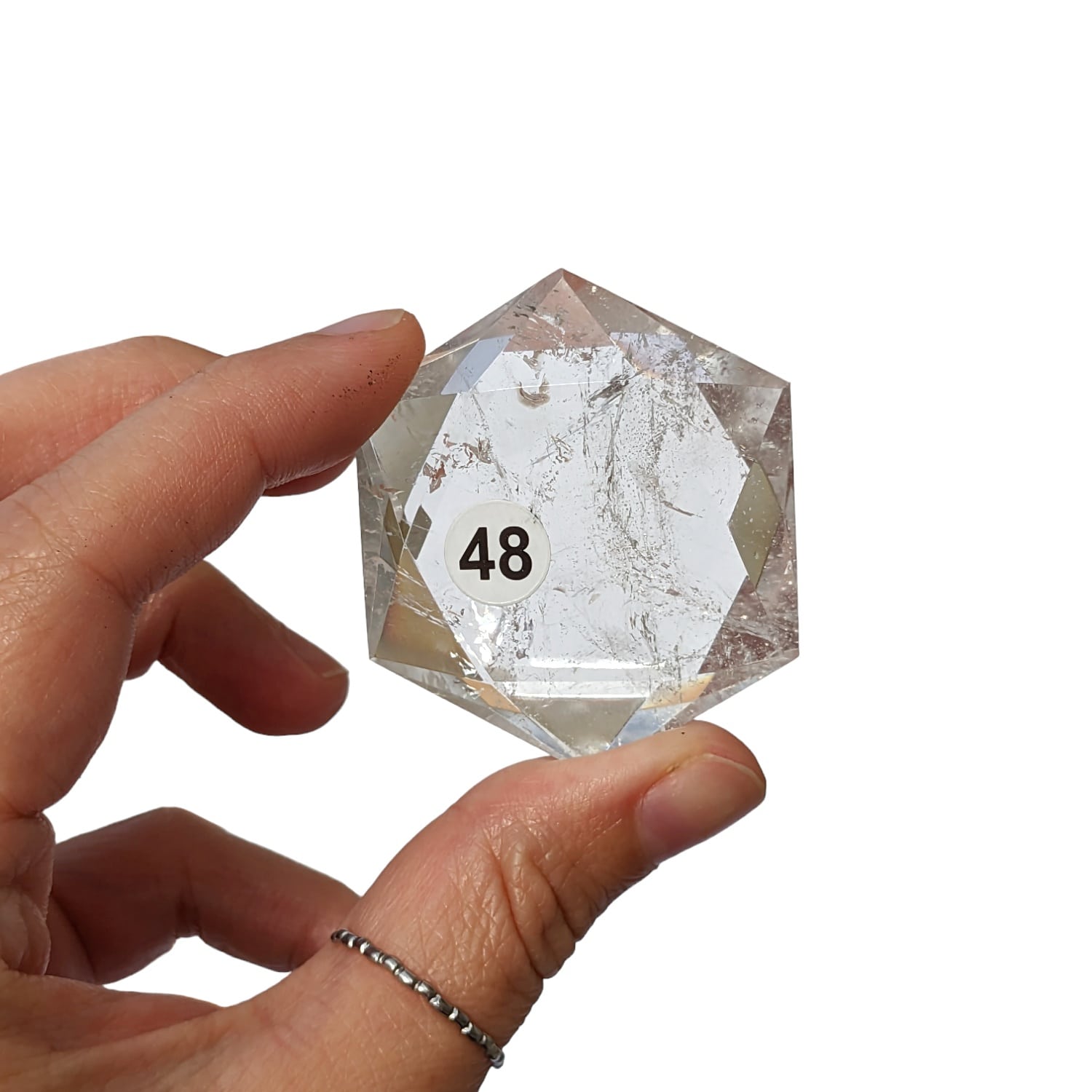 Cristal de roche hexagonal