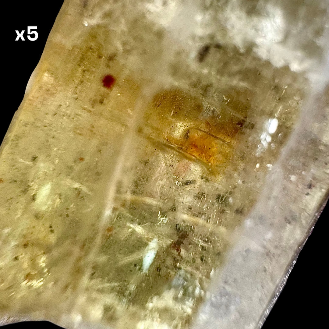Apatite Jaune "Asparaginite" - Cerro del Mercado (Mexique)