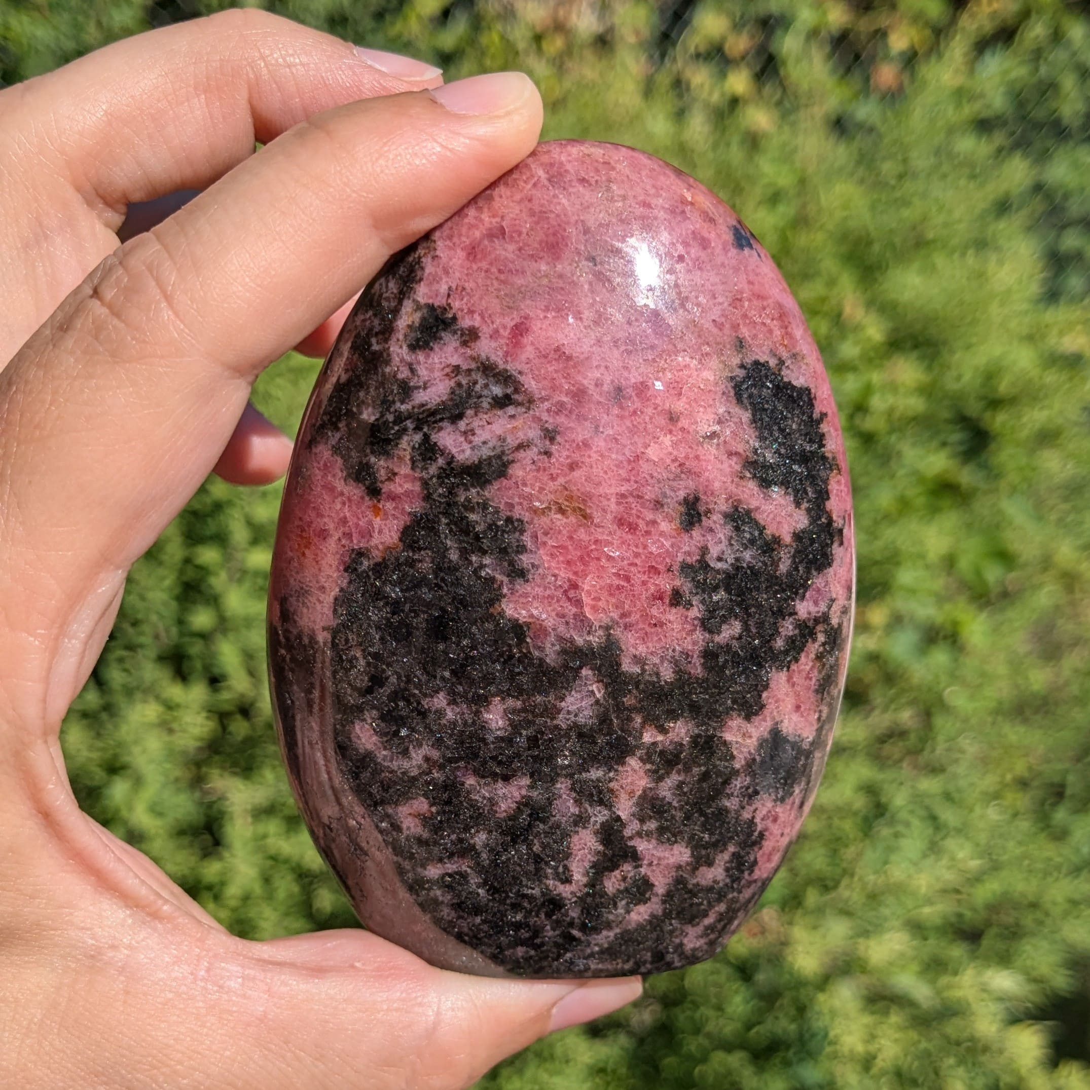bloc de rhodonite