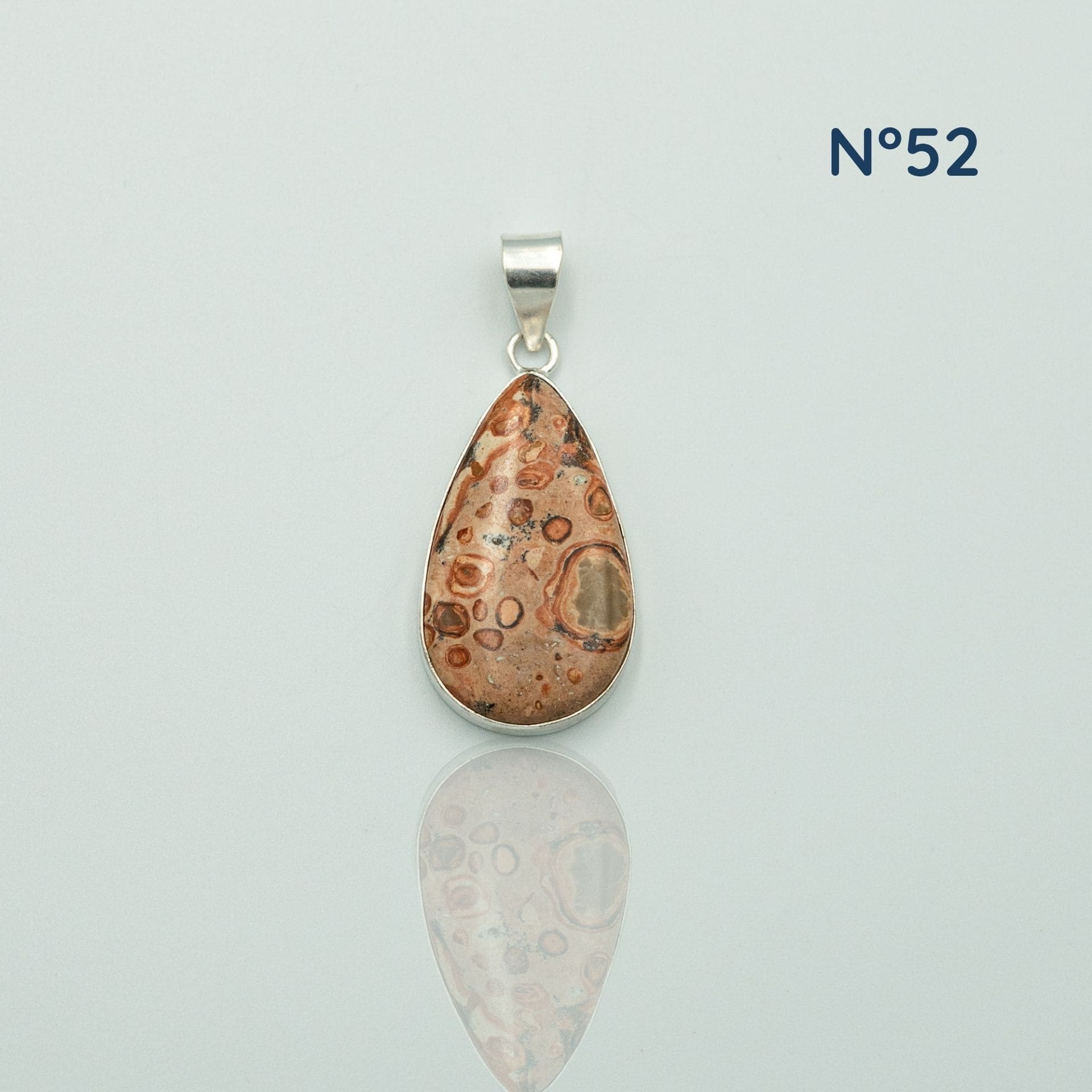 Pendentif Jaspe Léopard — Équilibre & Ancrage Profond