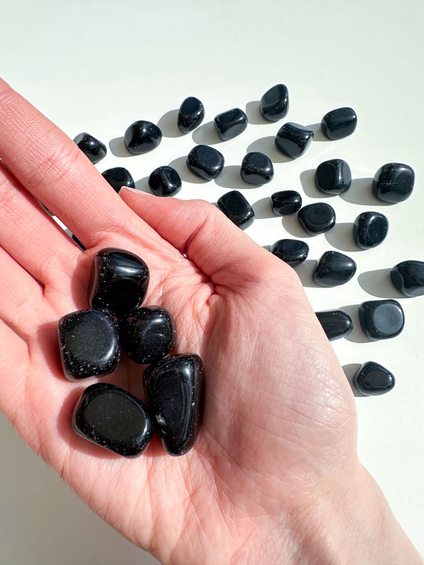 Pierre Roulée Obsidienne Noire – Protection et Ancrage Profond