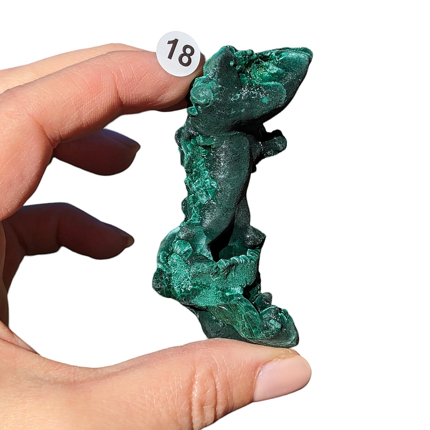 Malachite brute n°18