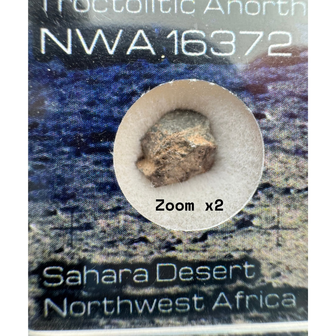 Fragment de Météorite Lunaire - NWA 16372 (Anorthosite)