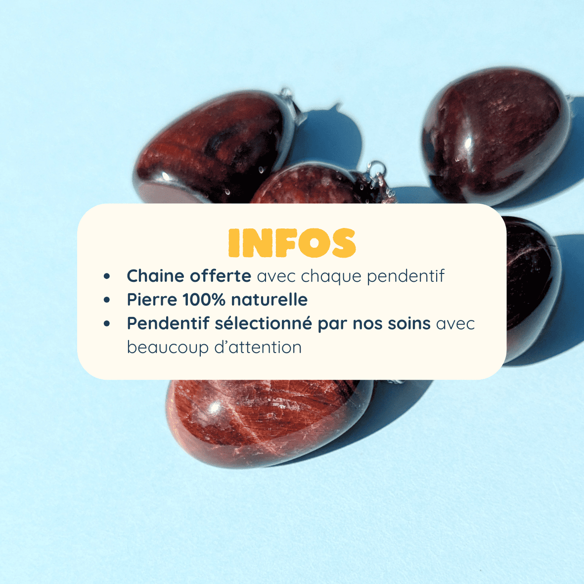 Pendentif en Œil de Taureau Roulée – Force et Protection