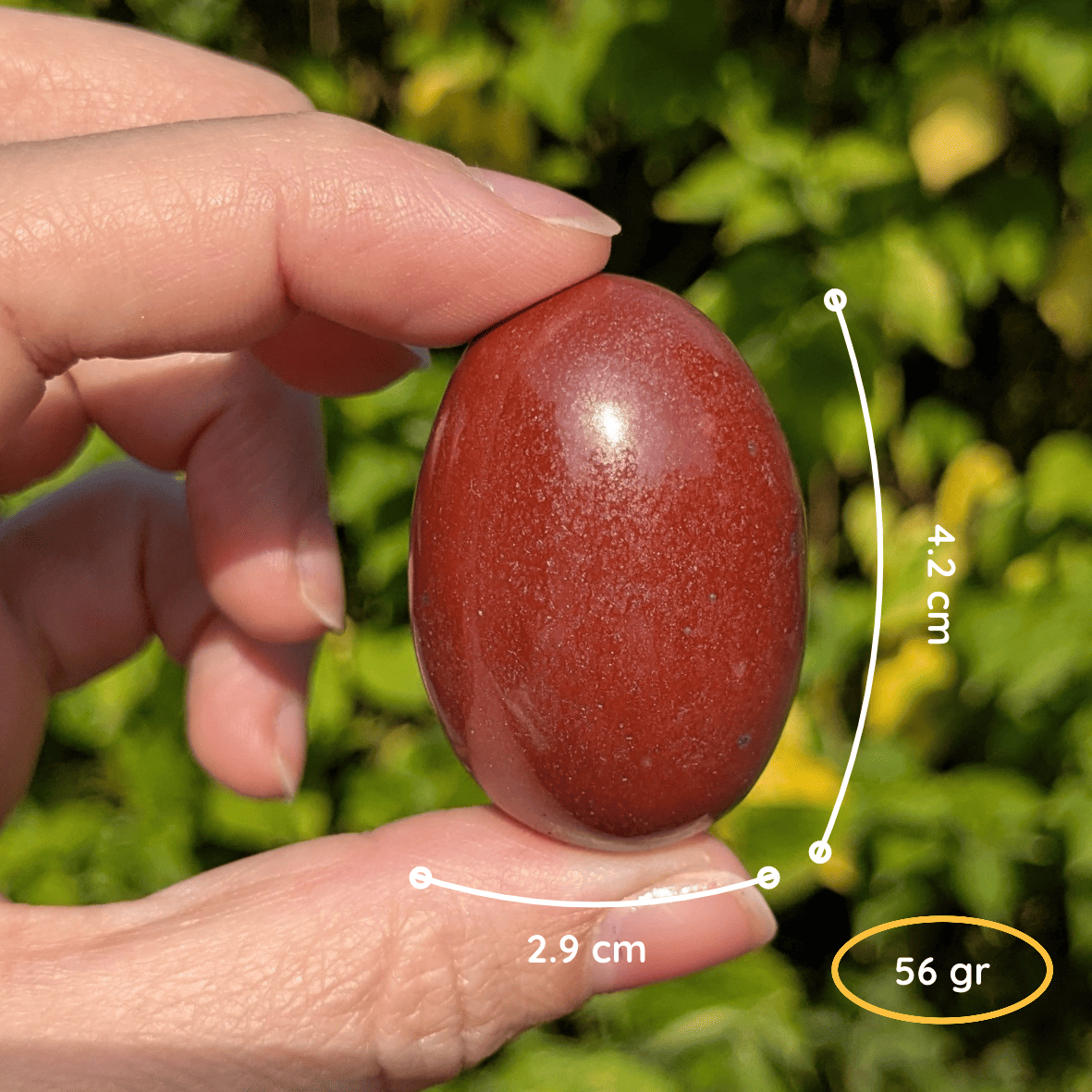 Oeuf Jaspe rouge
