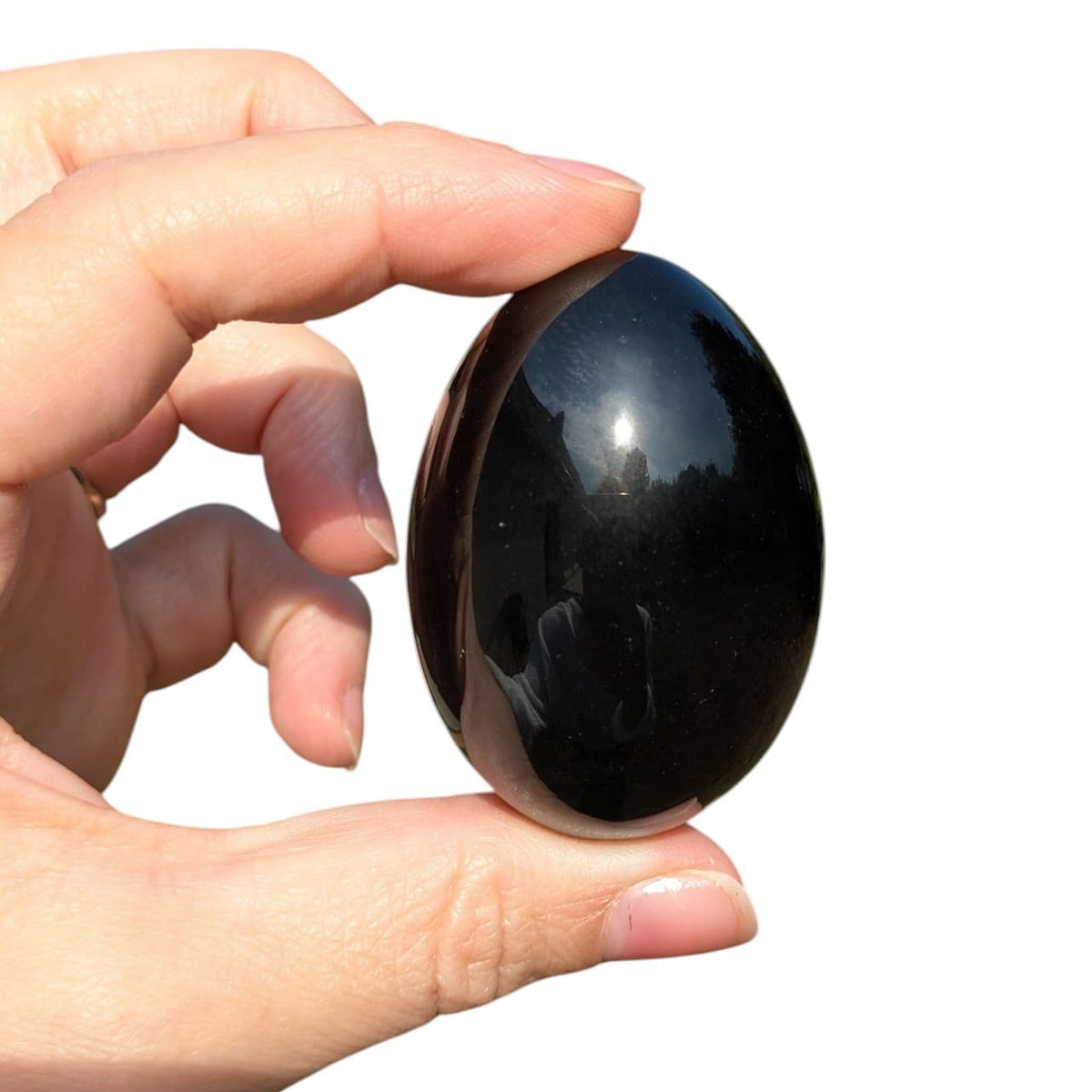 Oeuf obsidienne noire