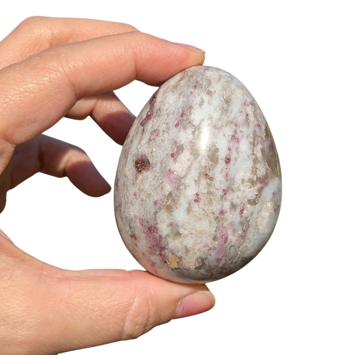Oeuf Tourmaline rose