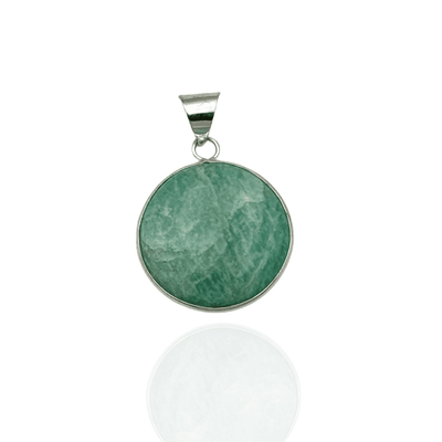 Pendentif en Amazonite – Apaisement et Expression Libre