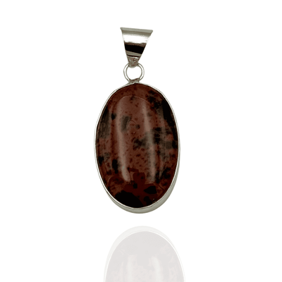 Pendentif Obsidienne Acajou – Ancrage et Protection