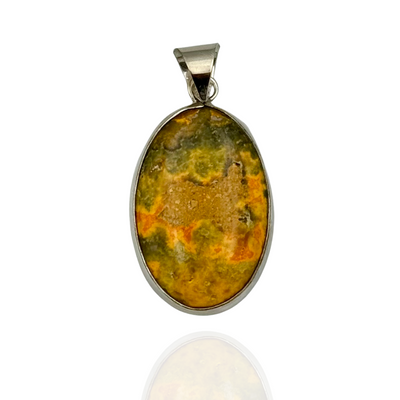Pendentif en Jaspe Bumblebee – Énergie et Détermination
