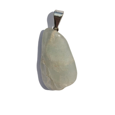 pendentif pierre aigue marine naturelle