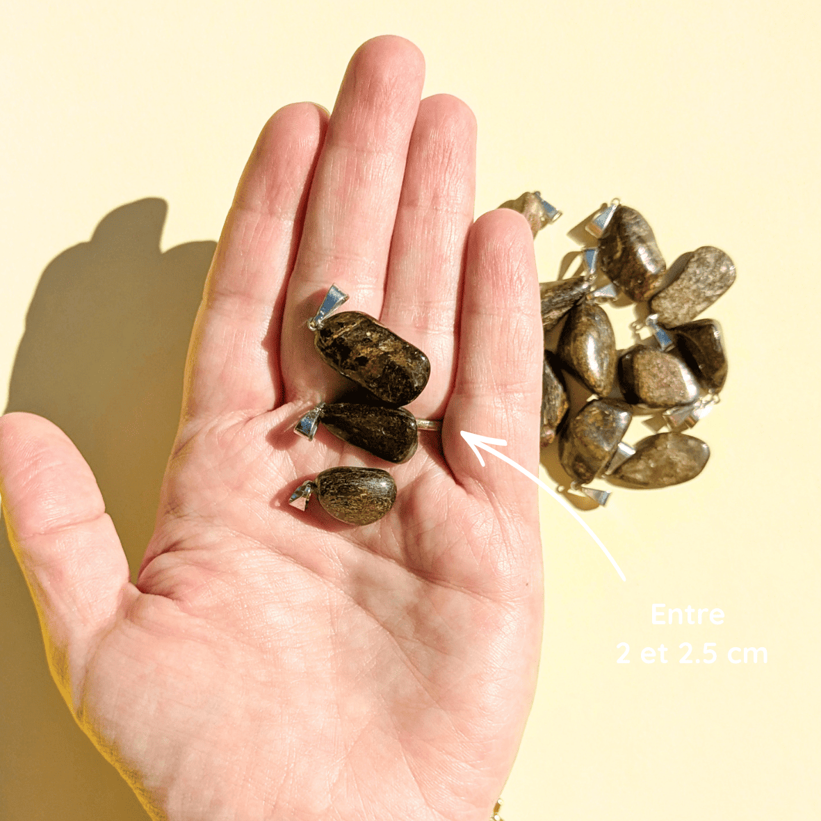 Pendentif en Bronzite  – Protection et Ancrage