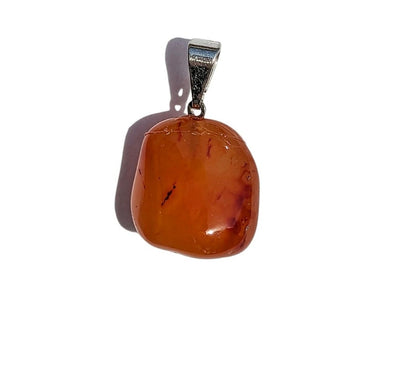 Pendentif en Cornaline Roulée – Énergie et Créativité