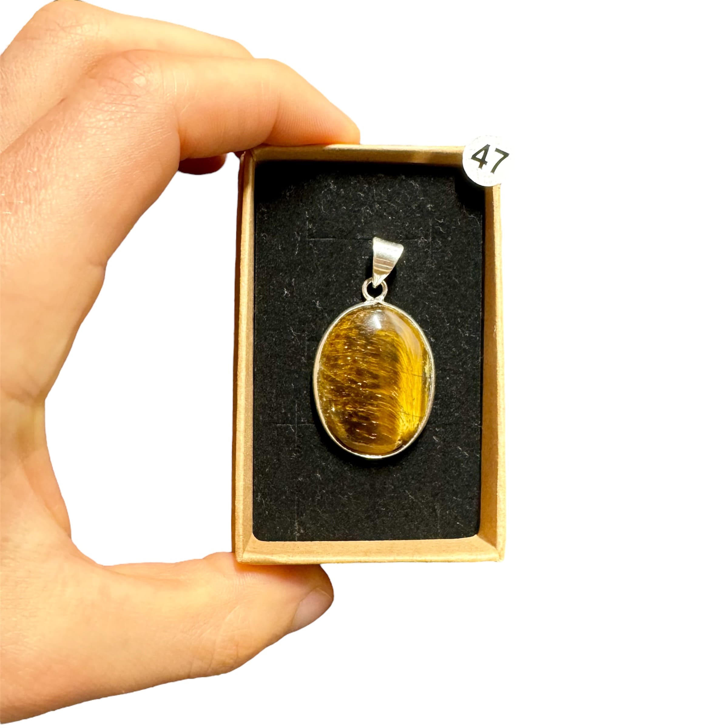 Pendentif Oeil de Tigre