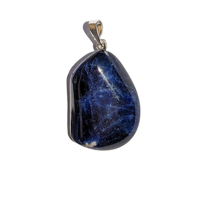 Pendentif en Sodalite Roulée – Clarté et Confiance en Soi