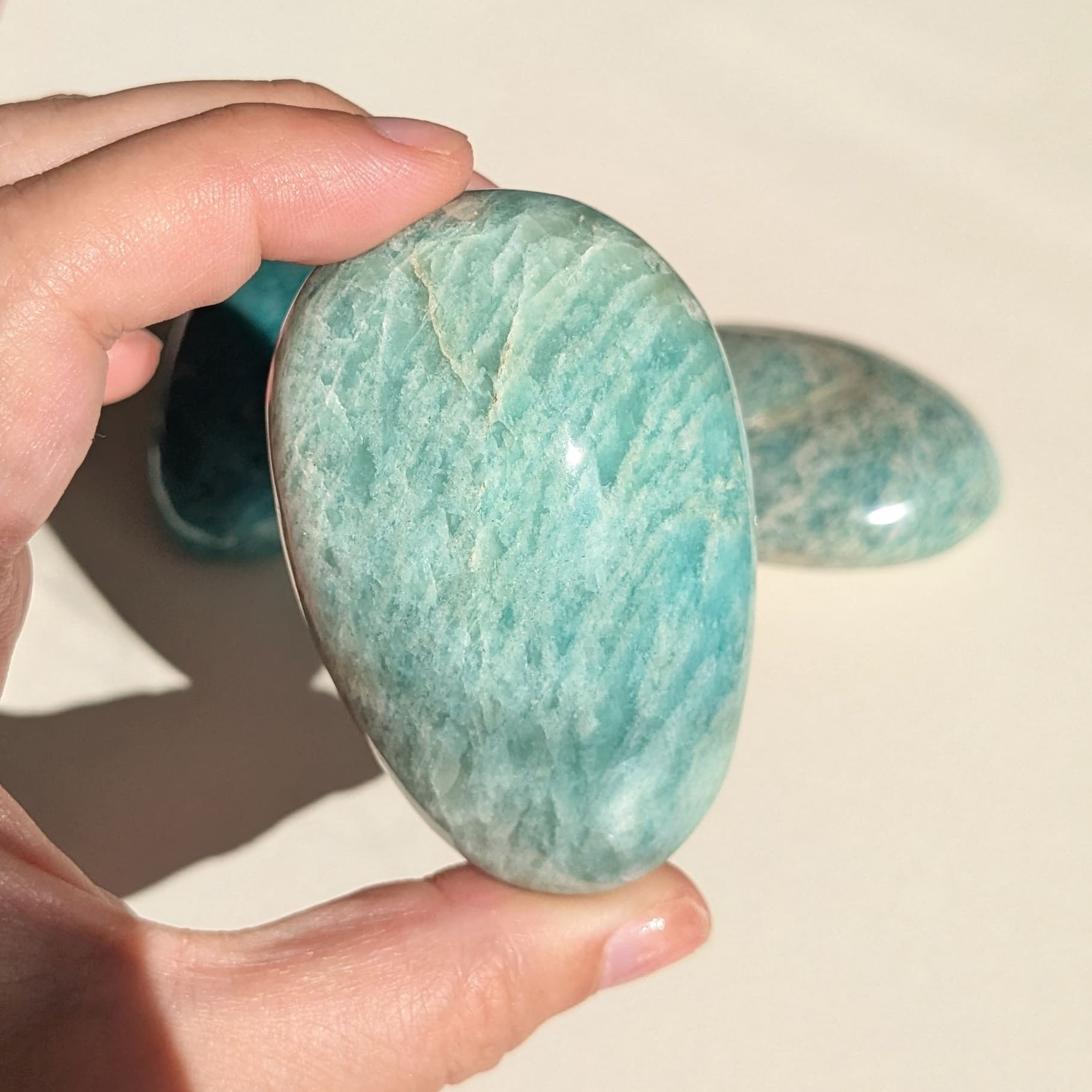 pierre amazonite galet