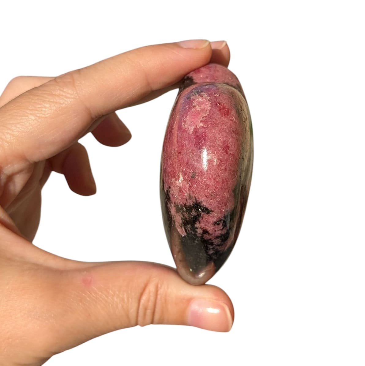 coeur rhodonite rose