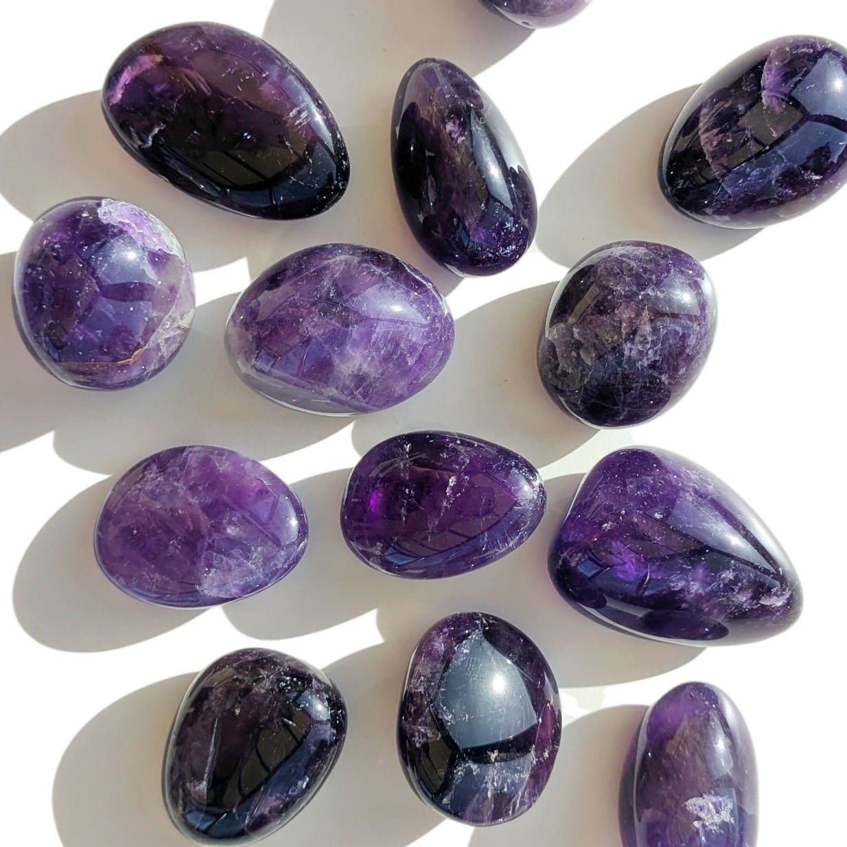 pierre roulée pierre améthyste