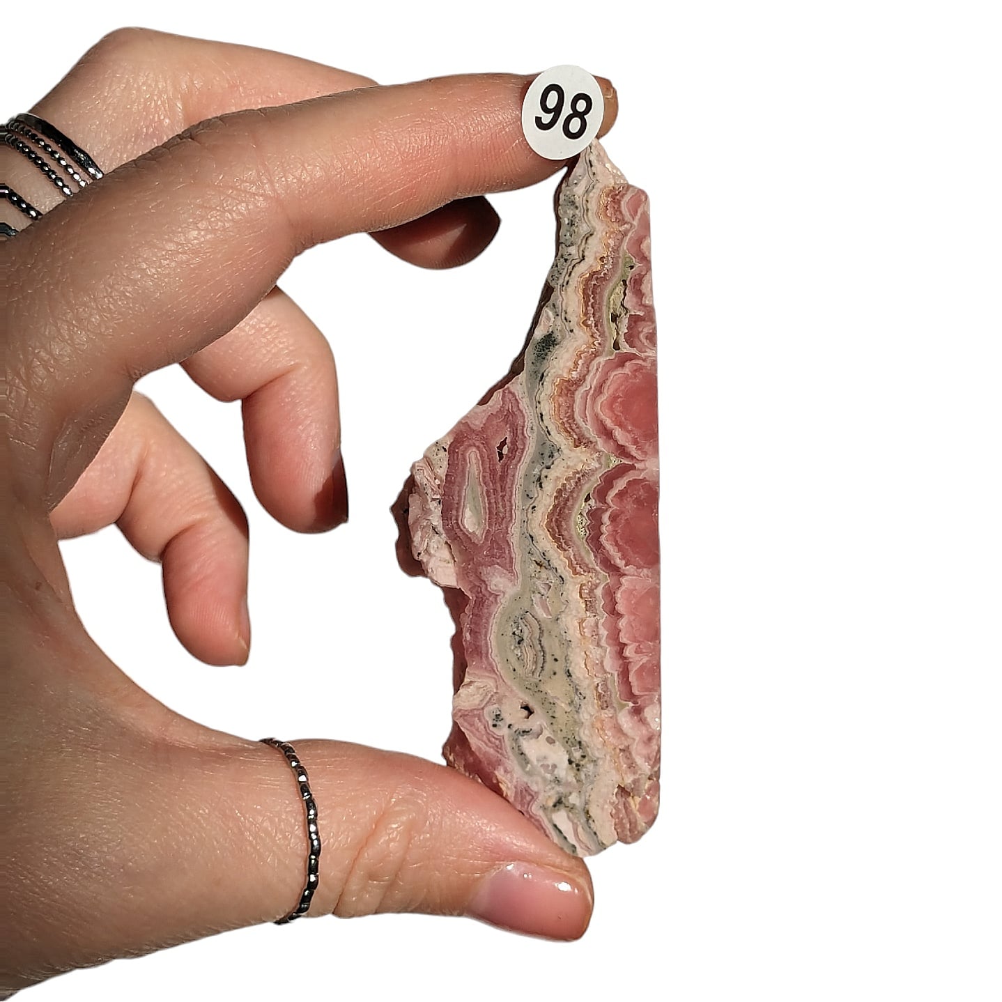 Tranche de Rhodochrosite