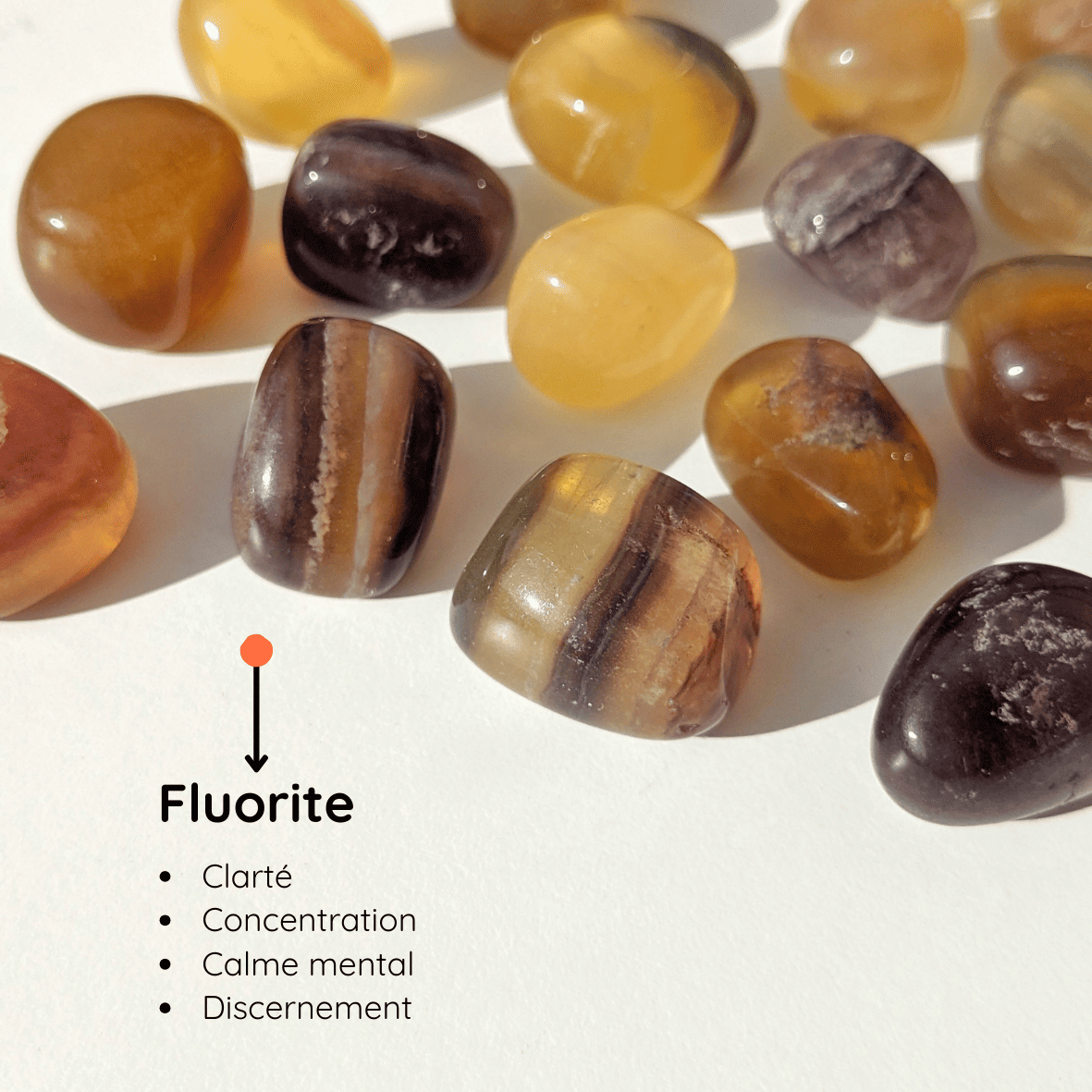 pierre fluorite naturelle