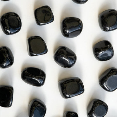 Pierre Roulée Obsidienne Noire – Protection et Ancrage Profond