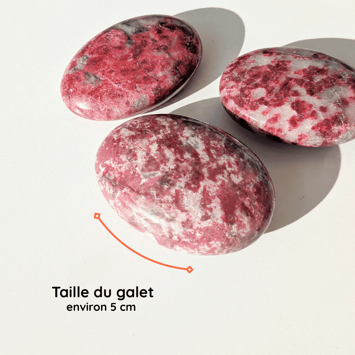 pierre thulite en galet