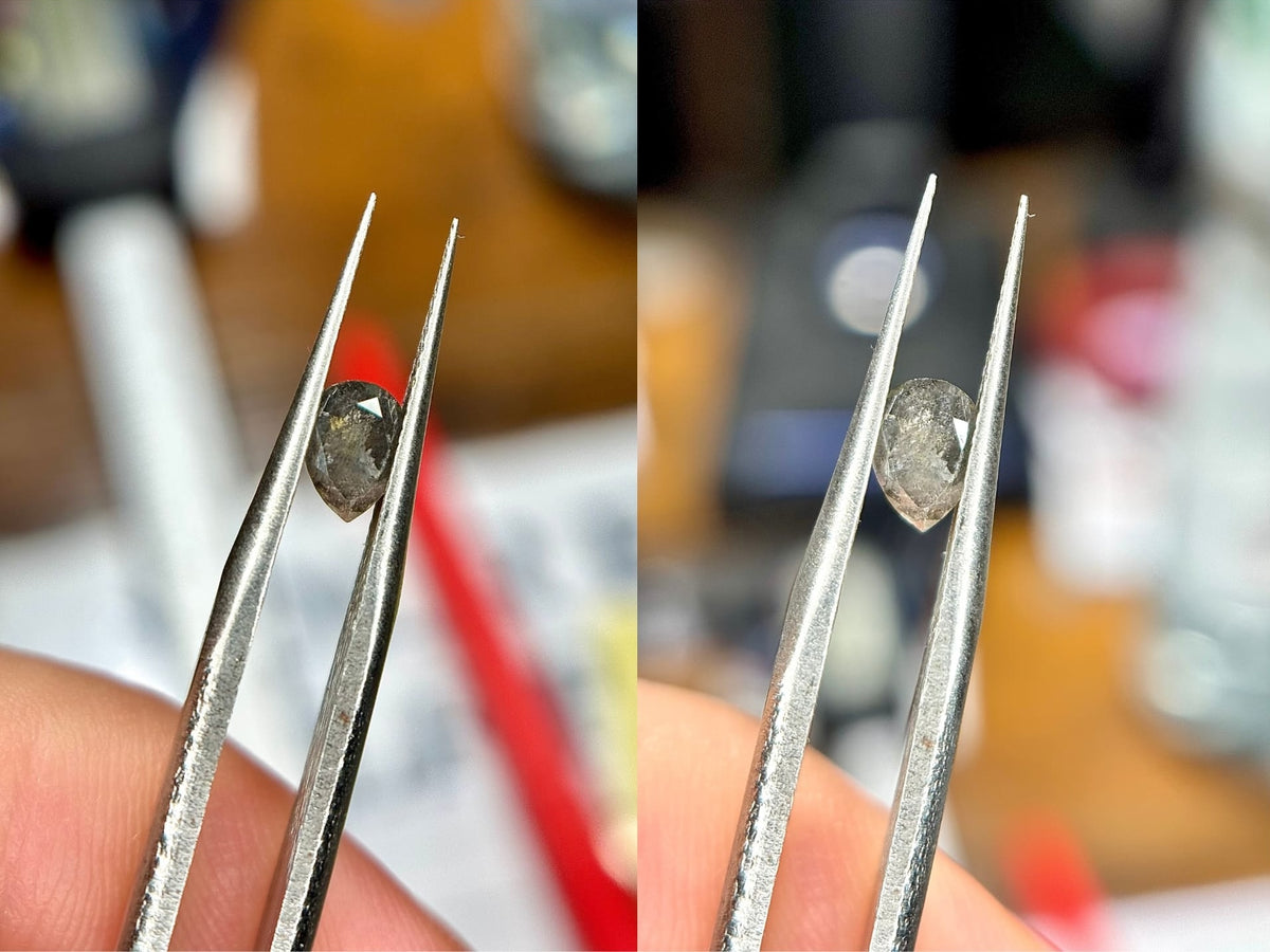 Diamant salt and pepper — Australie, 0,575 ct