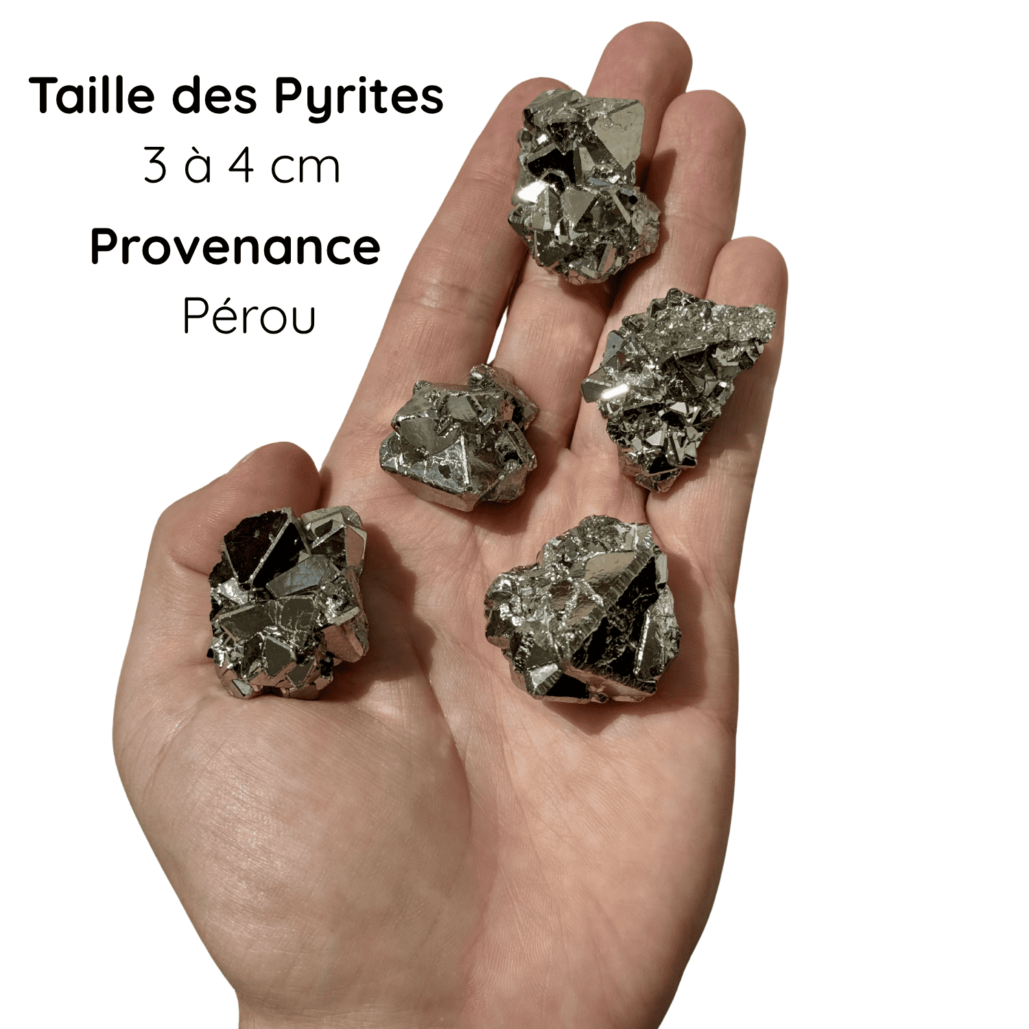 Pyrite octahedre du Pérou Huanzala