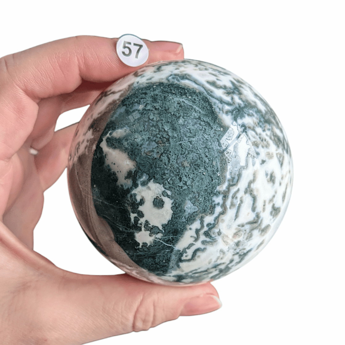 sphere en pierre agate arbre