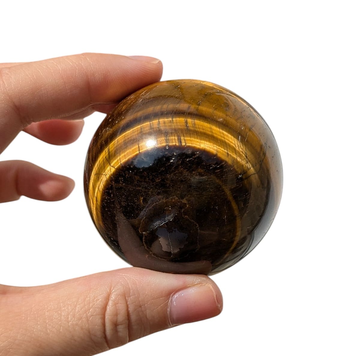 sphere pierre oeil de tigre