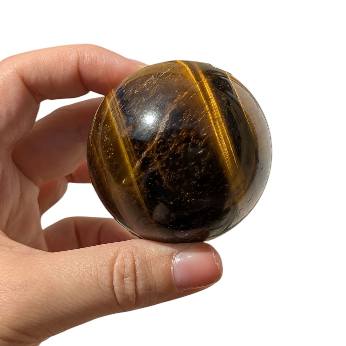 pierre oeil de tigre en sphere