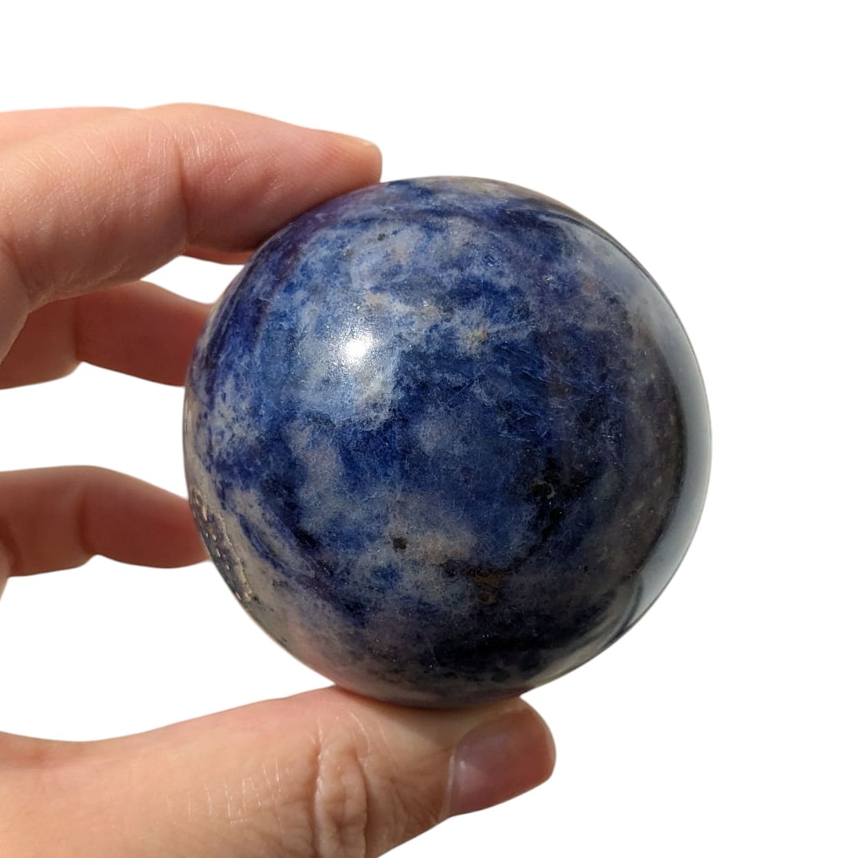 sphere en pierre sodalite