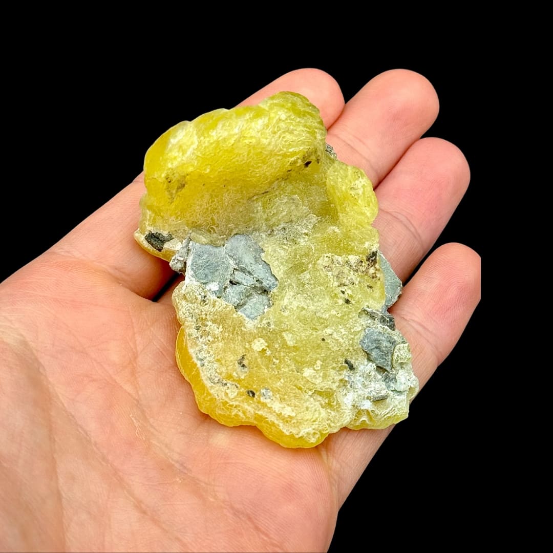 Brucite Jaune Citron Intense - Pakistan - Pièce Unique #01