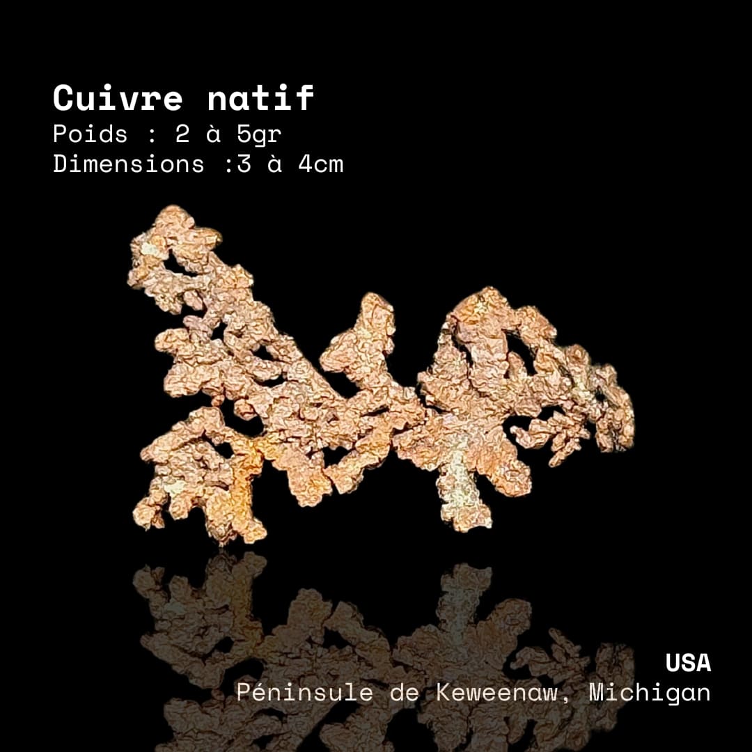 Cuivre Natif du Michigan (USA)