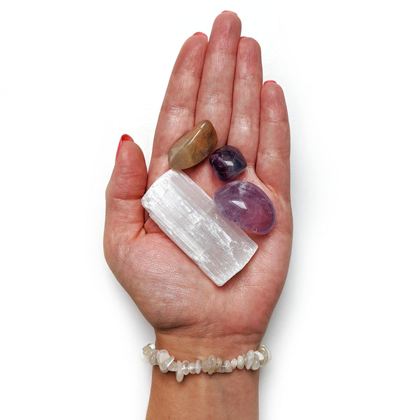 Kit de pierres chakra couronne