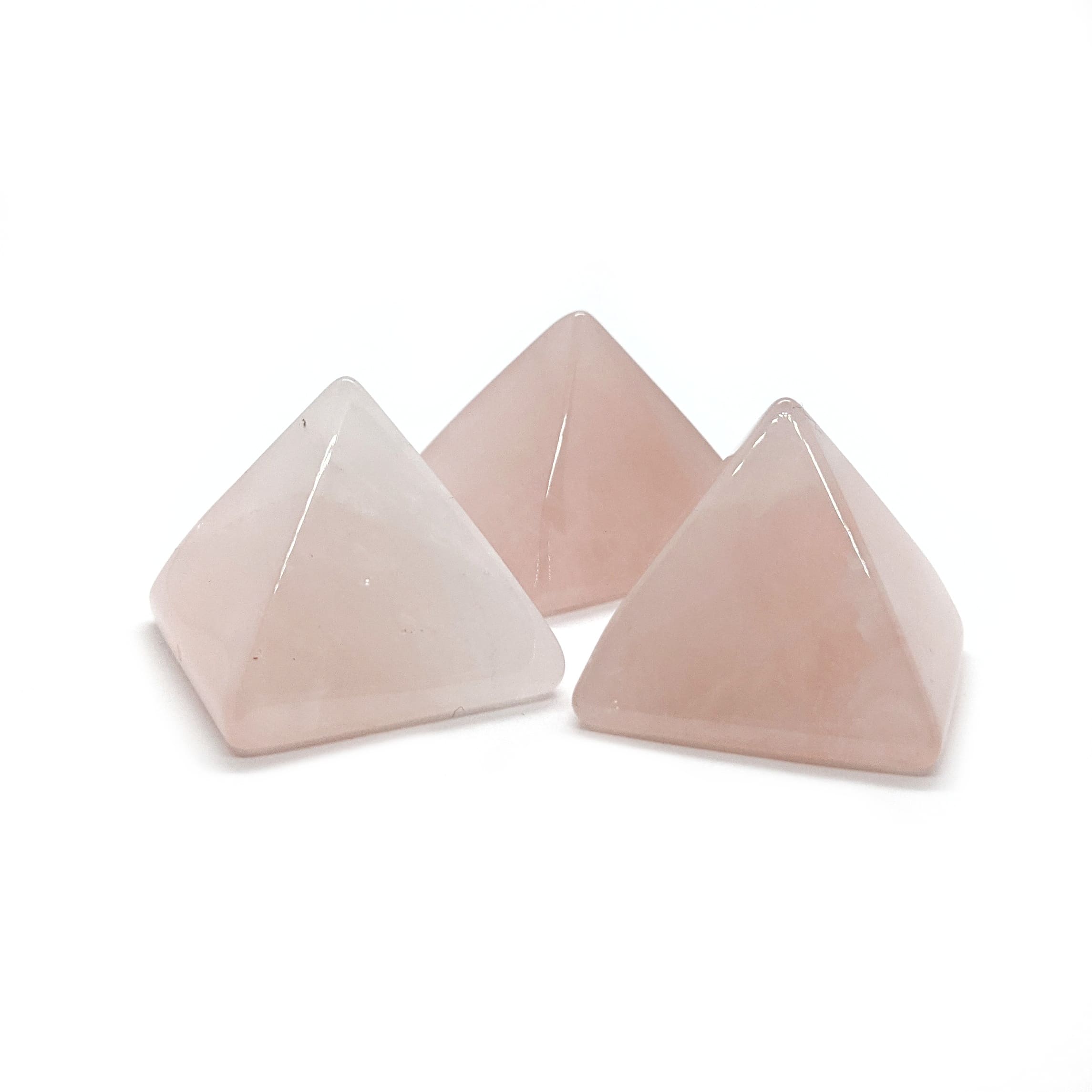 pyramide quartz rose pierre naturel