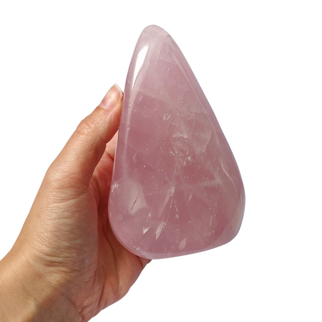 grosse pierre en quartz rose