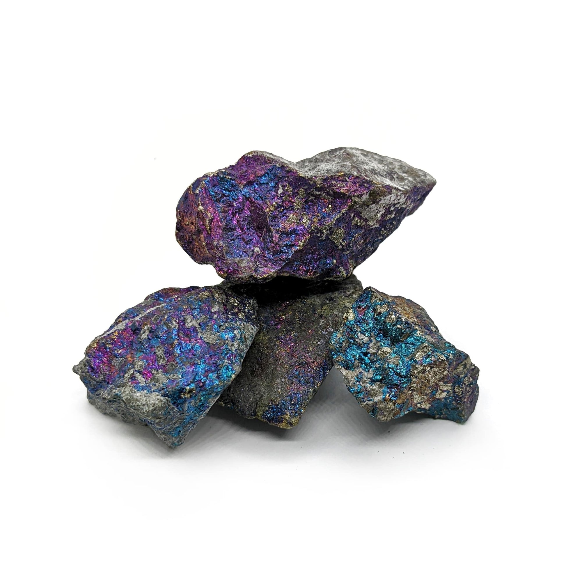 Bijoux et pierres en chalcopyrite