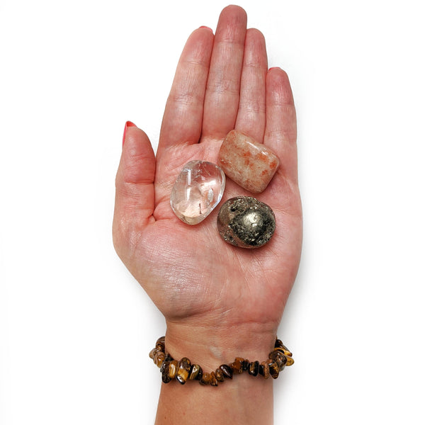 Kit de pierres chakra plexus solaire