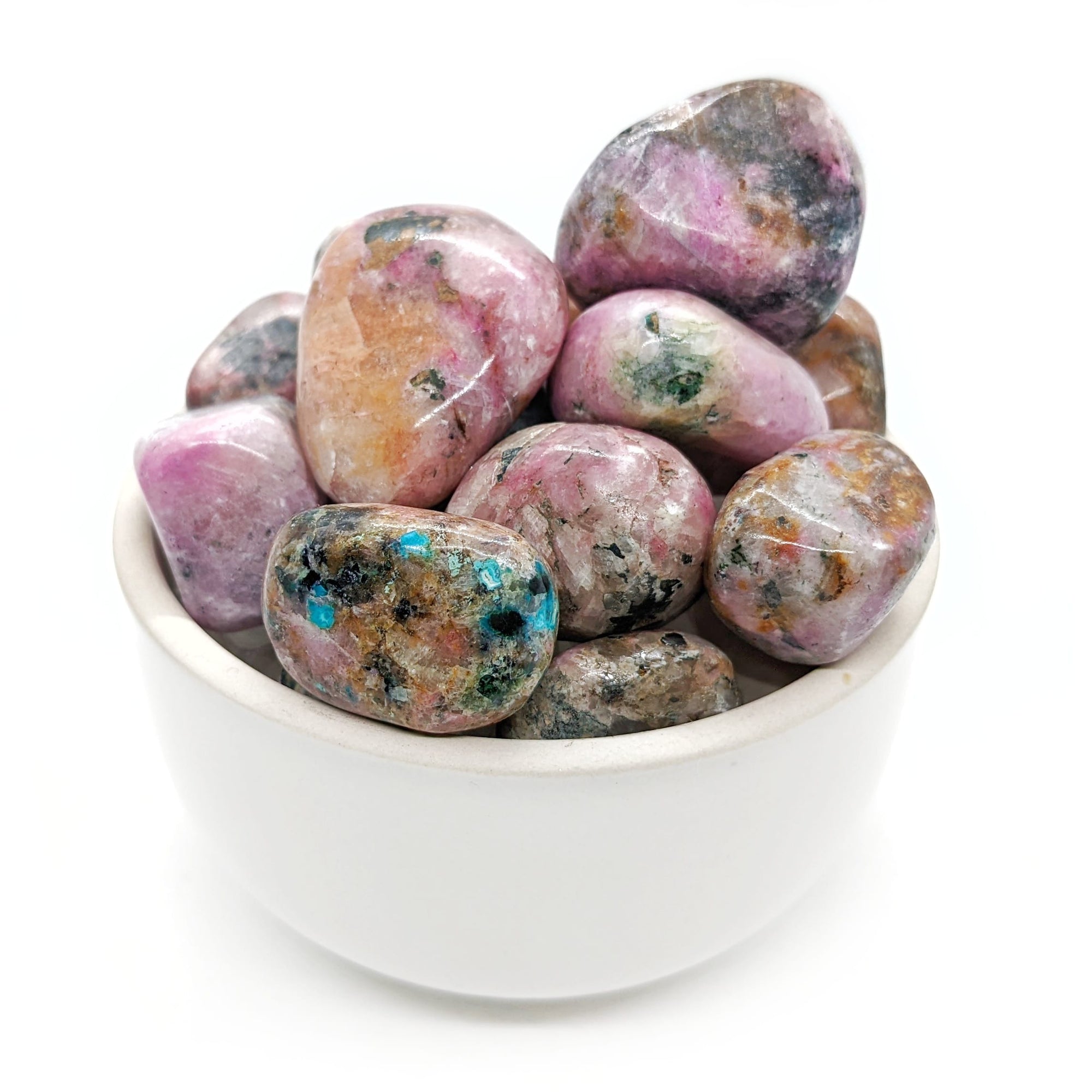 Bijoux et pierres en cobaltocalcite