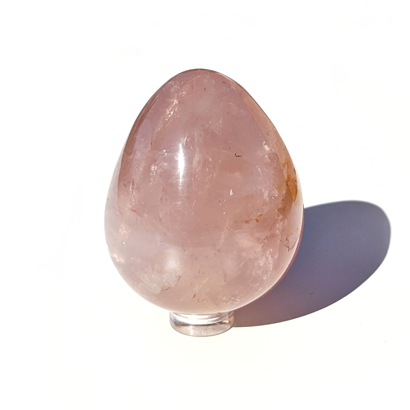 oeuf quartz rose