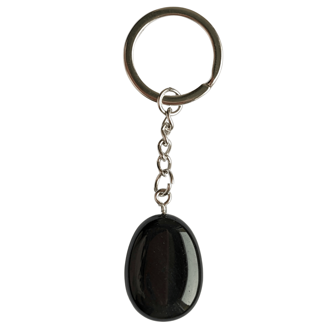 Porte clés Obsidienne noire