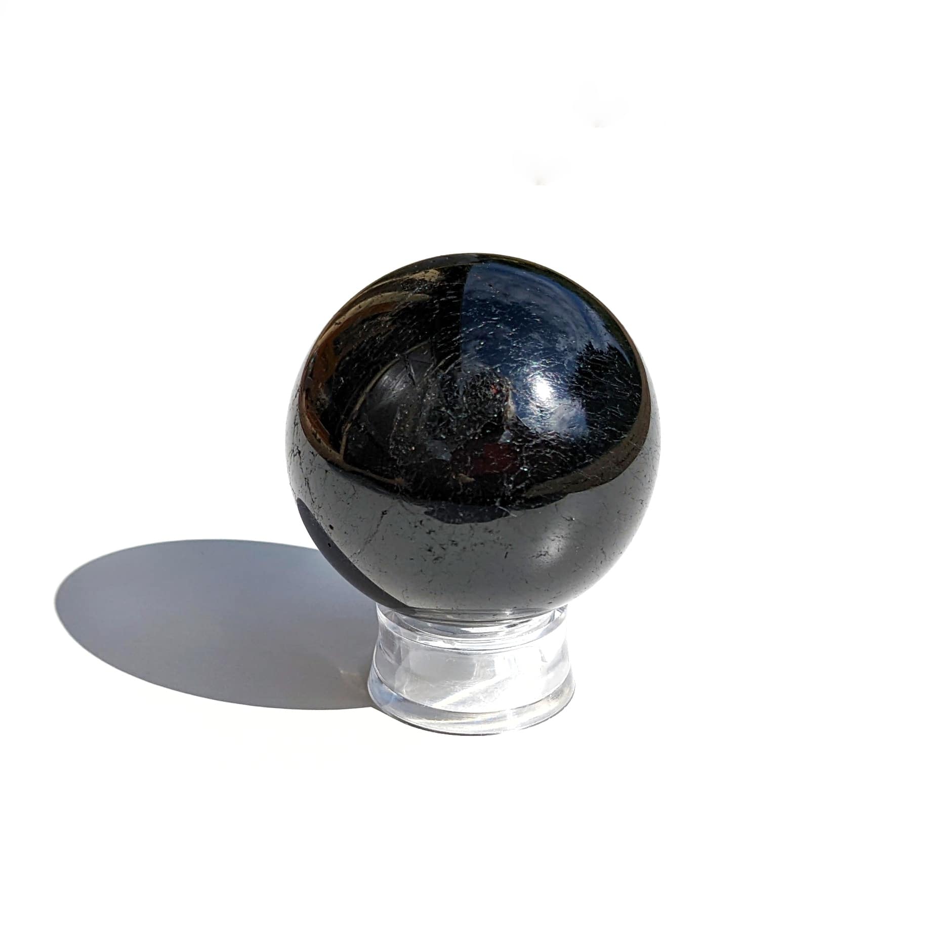 sphère tourmaline noire véritable